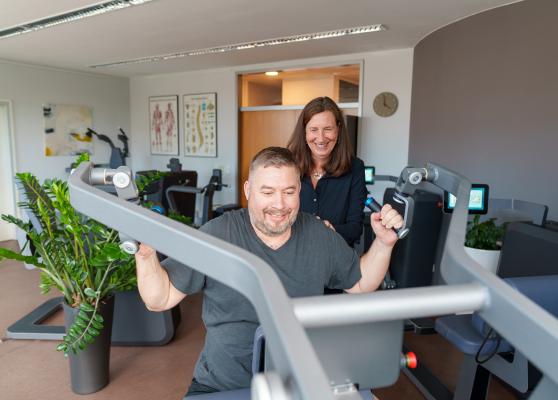 Einblick in die Praxisräume der Physiotherapie Coumans